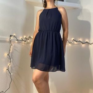 Navy Blue Dress by IZ Byer